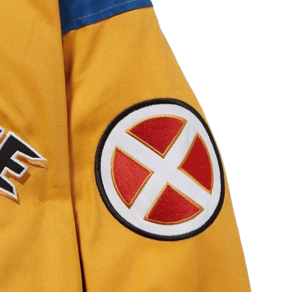 Marvel X-Men Wolverine Logan Yellow Motocross Racing Jacket Size Small New - Picture 4 of 5